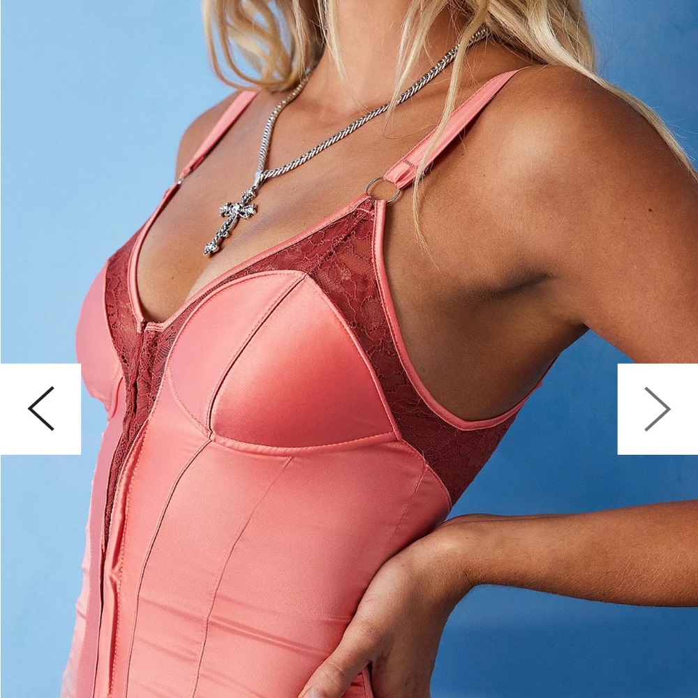 Urban Outfitters satin and lace dress